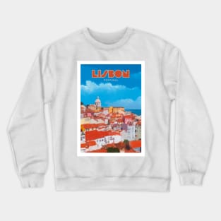 Lisbon, Portugal Crewneck Sweatshirt